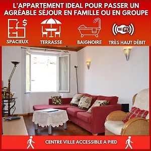  Apartamento Comme Chez Mamie - Terrasse - Proche Centre